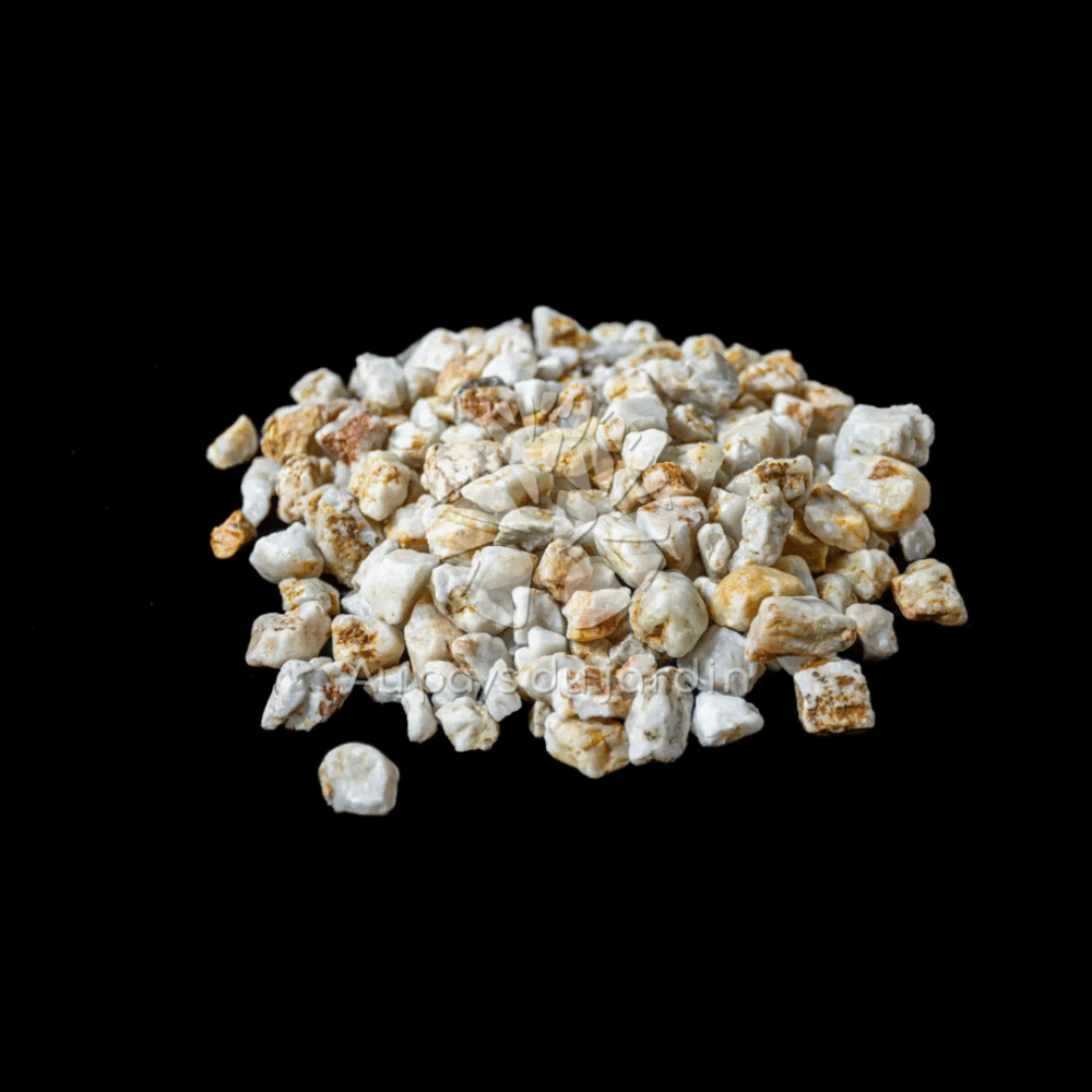 Gravillons quartz blanc beige